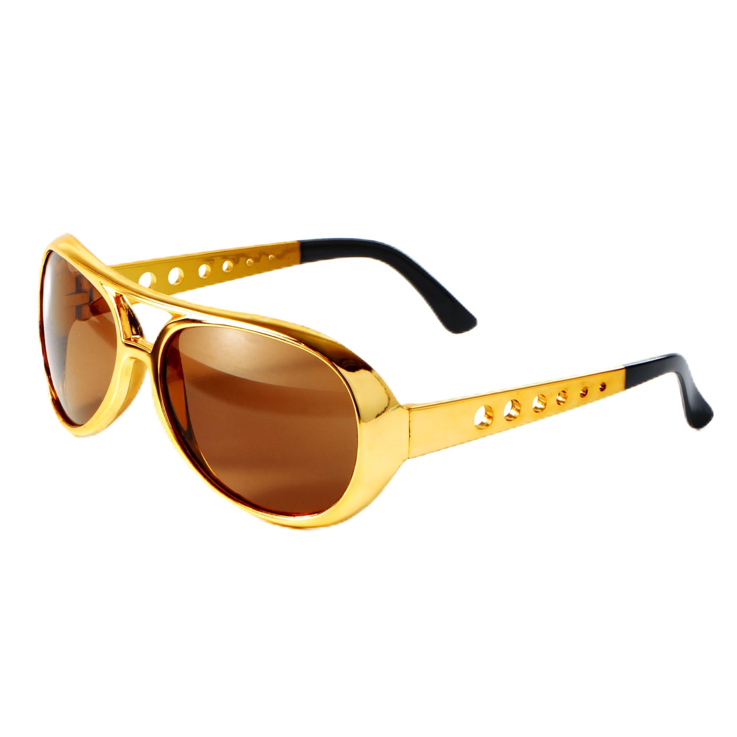 Gafas De Sol Spooktacular Creations Gold Disco 50's 60's 70's - Venta Internacional.