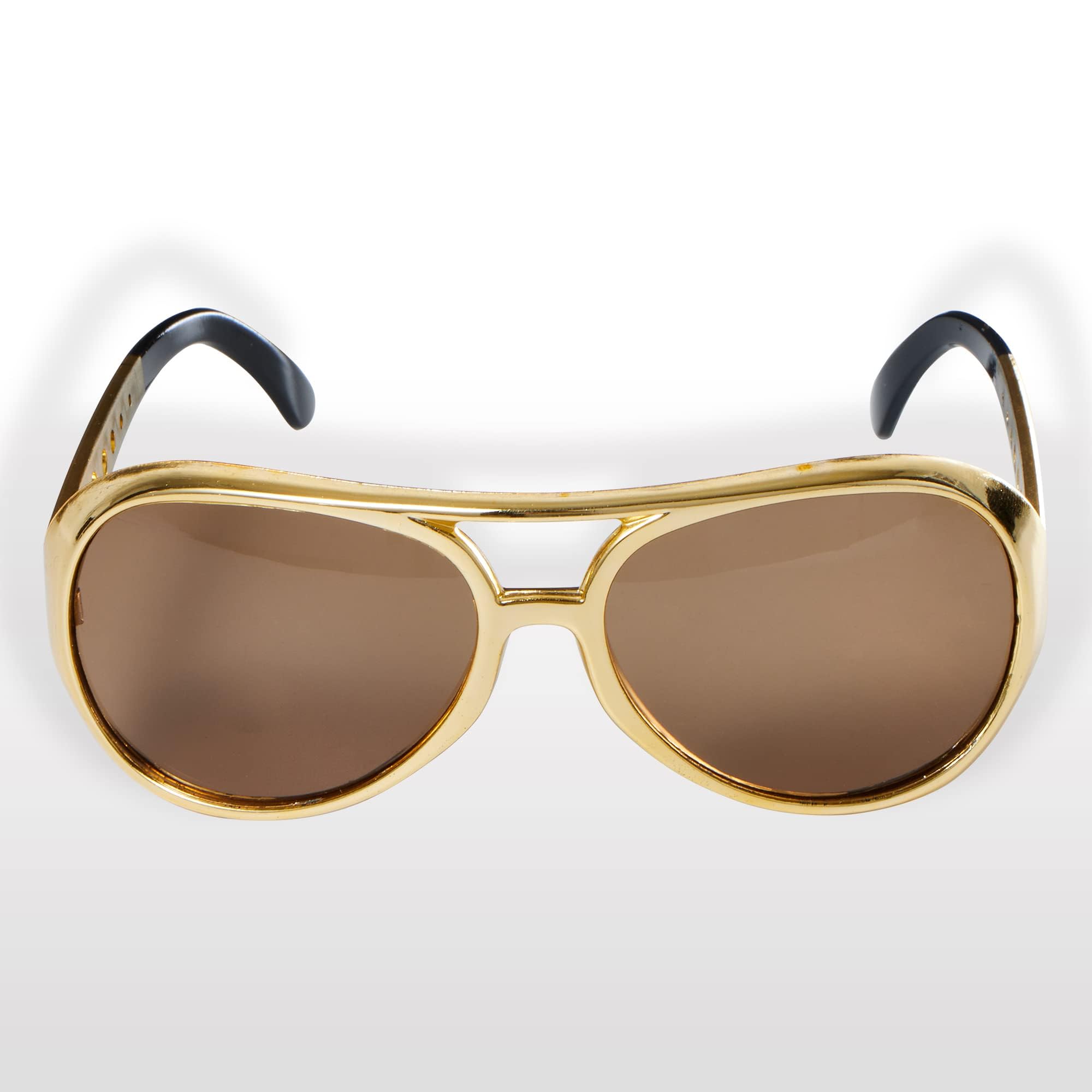 Foto 6 pulgar | Gafas De Sol Spooktacular Creations Gold Disco 50's 60's 70's - Venta Internacional.