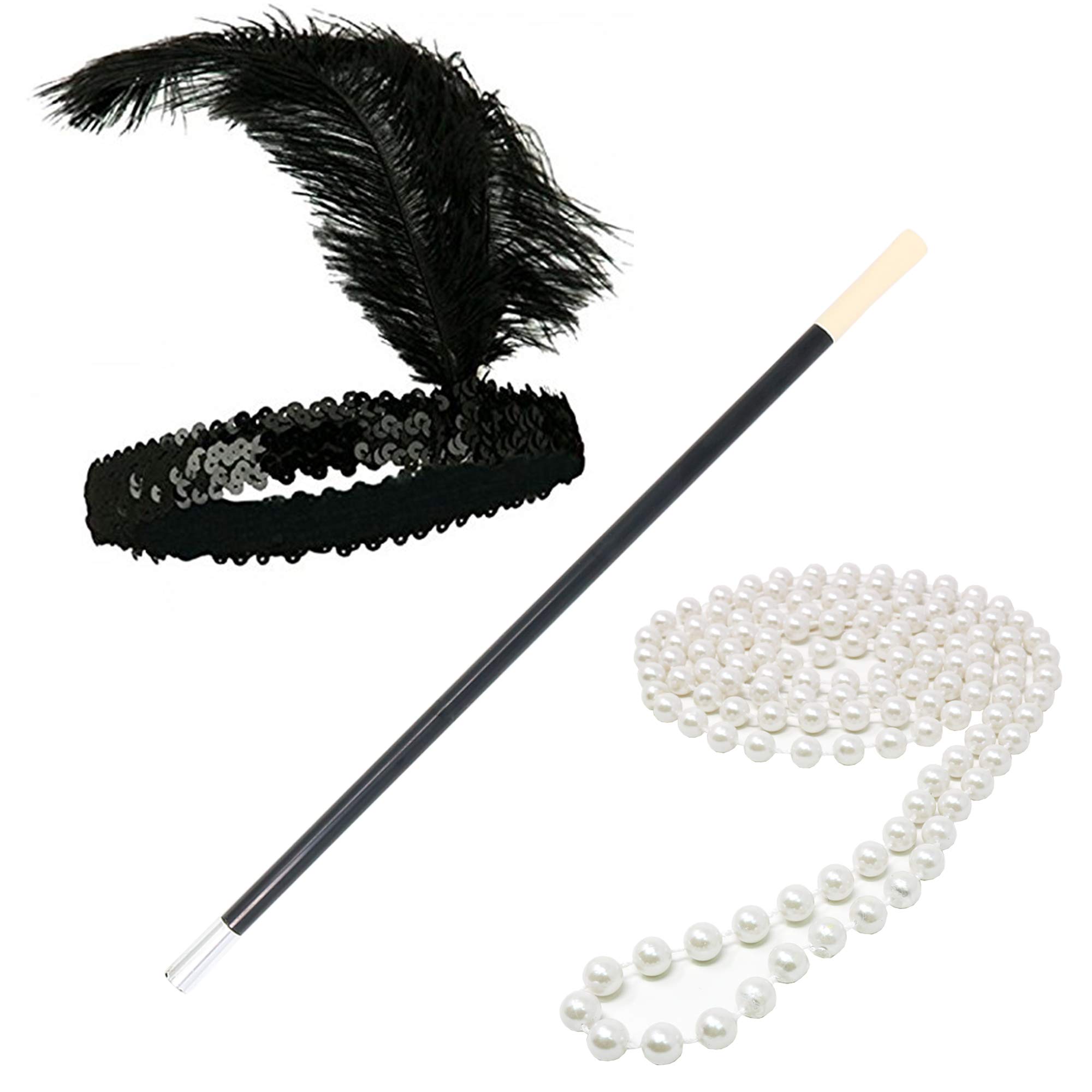 Foto 1 | Set De Accesorios Para Disfraz De Flapper Roaring De Los Años 20 De Skeleteen - Venta Internacional.