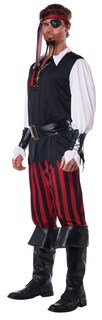 Foto 3 | Disfraz Californiano De Pirata Despiadado Para Adultos, Tamaño Grande - Venta Internacional.