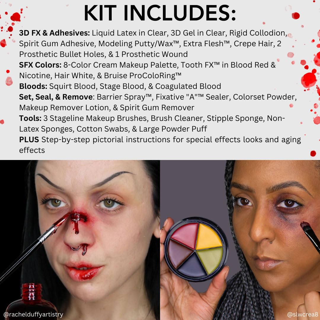 Foto 6 pulgar | Kit De Maquillaje Mehron Special Fx All-pro Para Teatro Y Halloween - Venta Internacional.