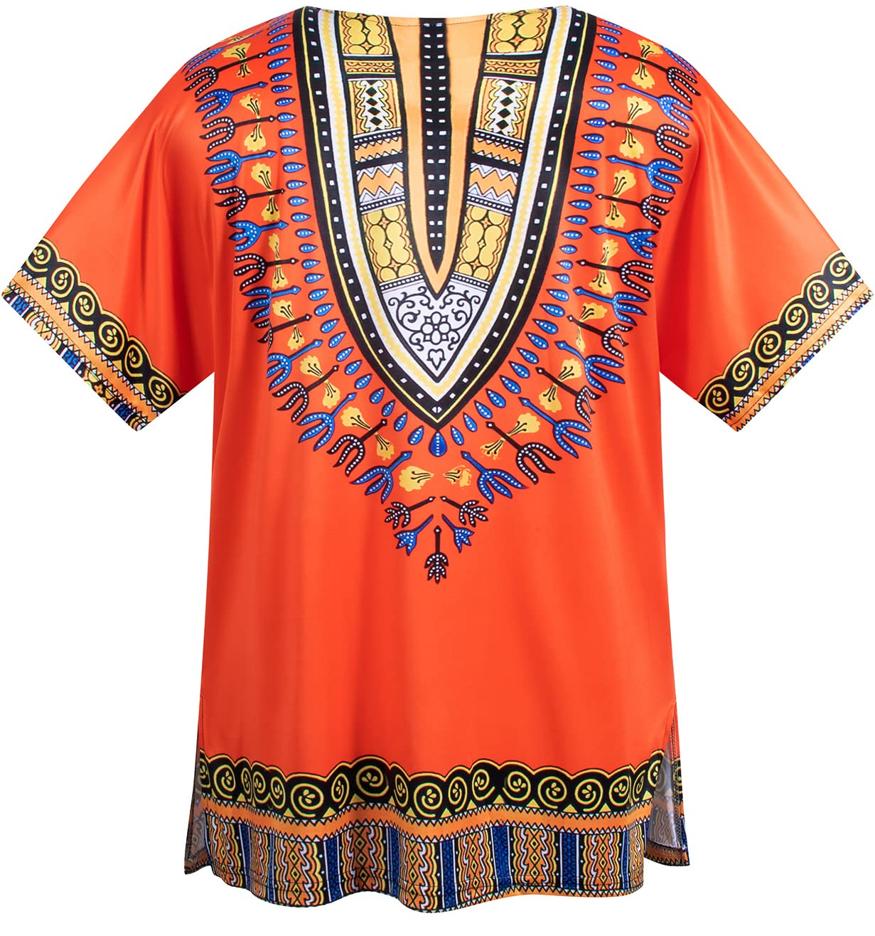 Foto 5 pulgar | Set De Disfraz Hippie De Los Años 60 Y 70 Para Hombre, Camiseta Afro Wig Naranja L - Venta Internacional.