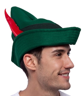 Foto 2 | Sombrero Spooktacular Creations De Fieltro Robin Hood Con Plumas Para Adulto - Venta Internacional.