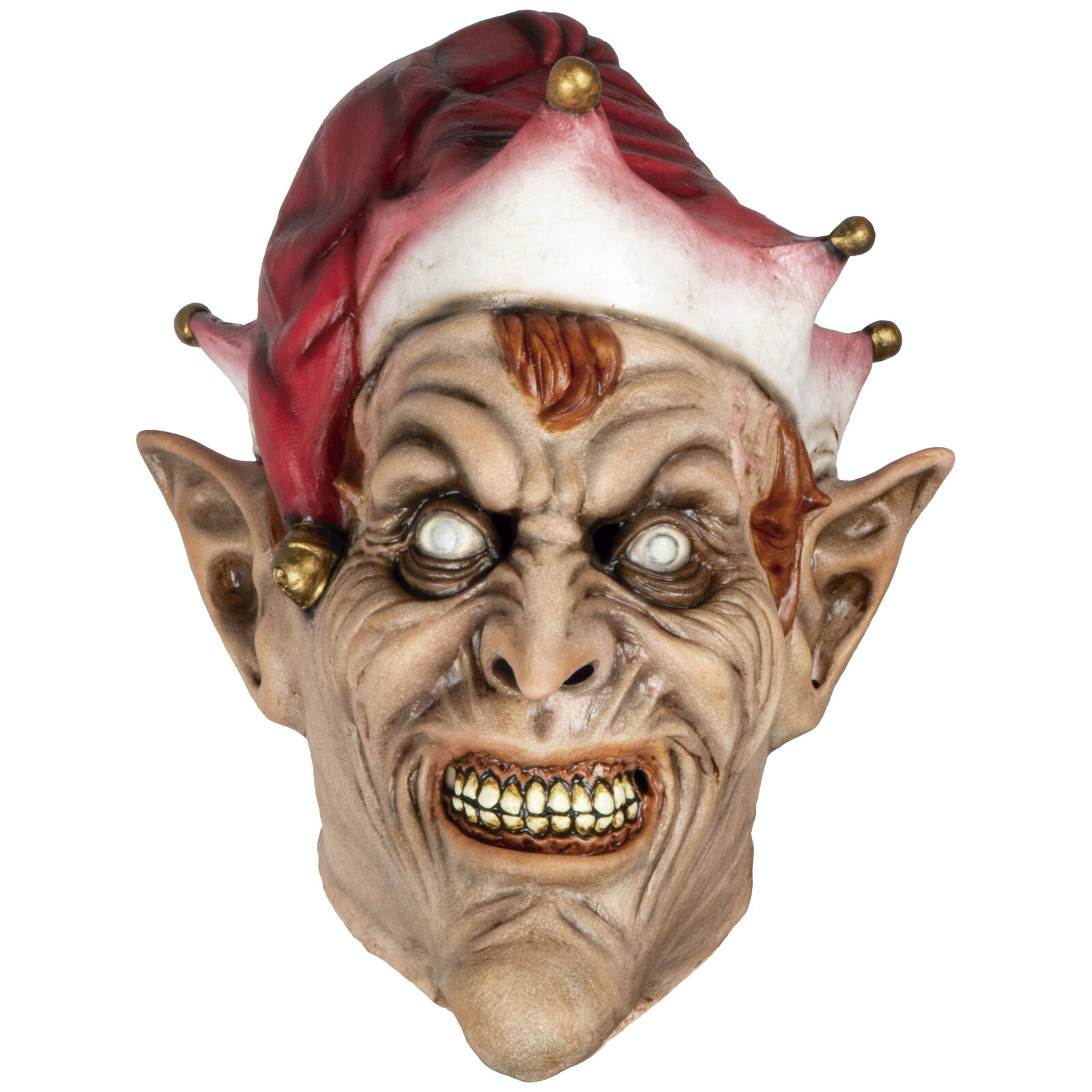 Máscara Latex The Evil Elf Ghoulish Porductions Demonios De La Navidad Elfo Horror Xmas Navidad De Miedo