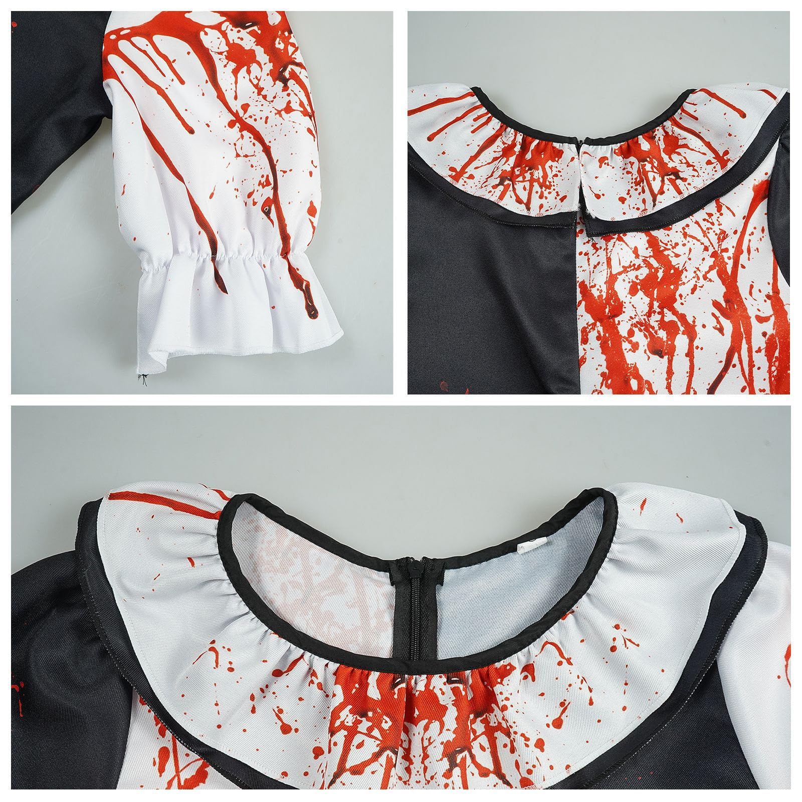 Foto 7 pulgar | Disfraz De Cosplay De Terrifier Con Máscara, Sombrero Y Cuchillo De Juguete - Venta Internacional.