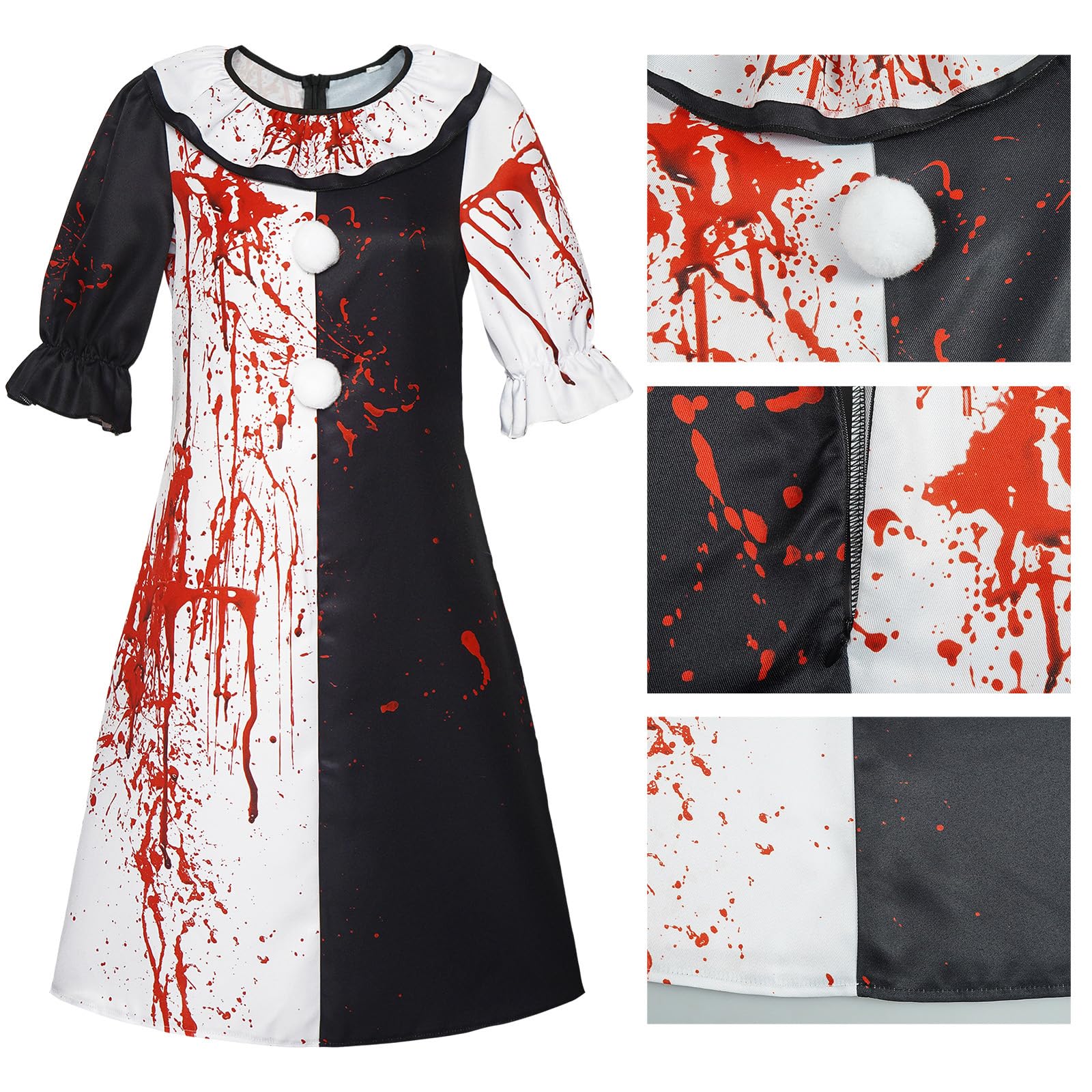 Foto 7 | Disfraz De Cosplay De Terrifier Con Máscara, Sombrero Y Cuchillo De Juguete - Venta Internacional.