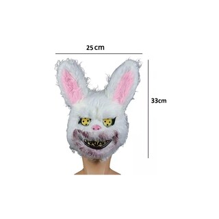 Foto 1 | Máscara Halloween Rabbit Terror Pvc Para Niños Y Adultos - Venta Internacional.