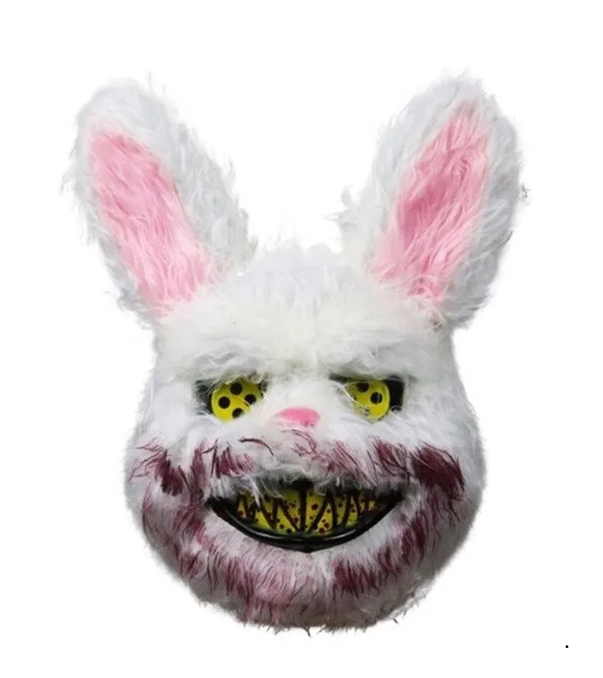 Foto 2 | Máscara Halloween Rabbit Terror Pvc Para Niños Y Adultos - Venta Internacional.