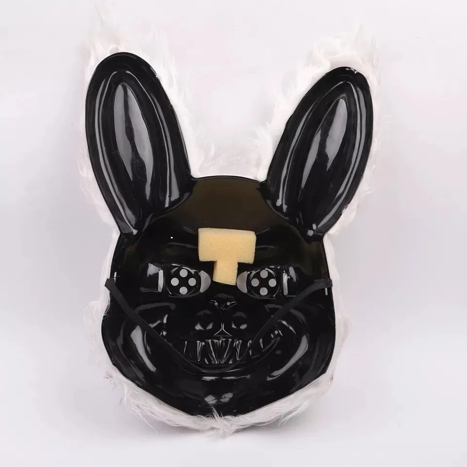 Foto 3 | Máscara Halloween Rabbit Terror Pvc Para Niños Y Adultos - Venta Internacional.
