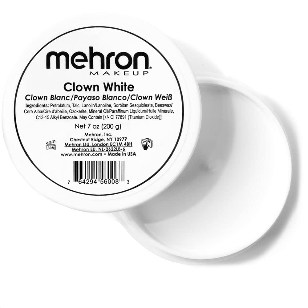 Foto 2 pulgar | Maquillaje Facial Mehron Makeup Clown White Professional 198g - Venta Internacional.