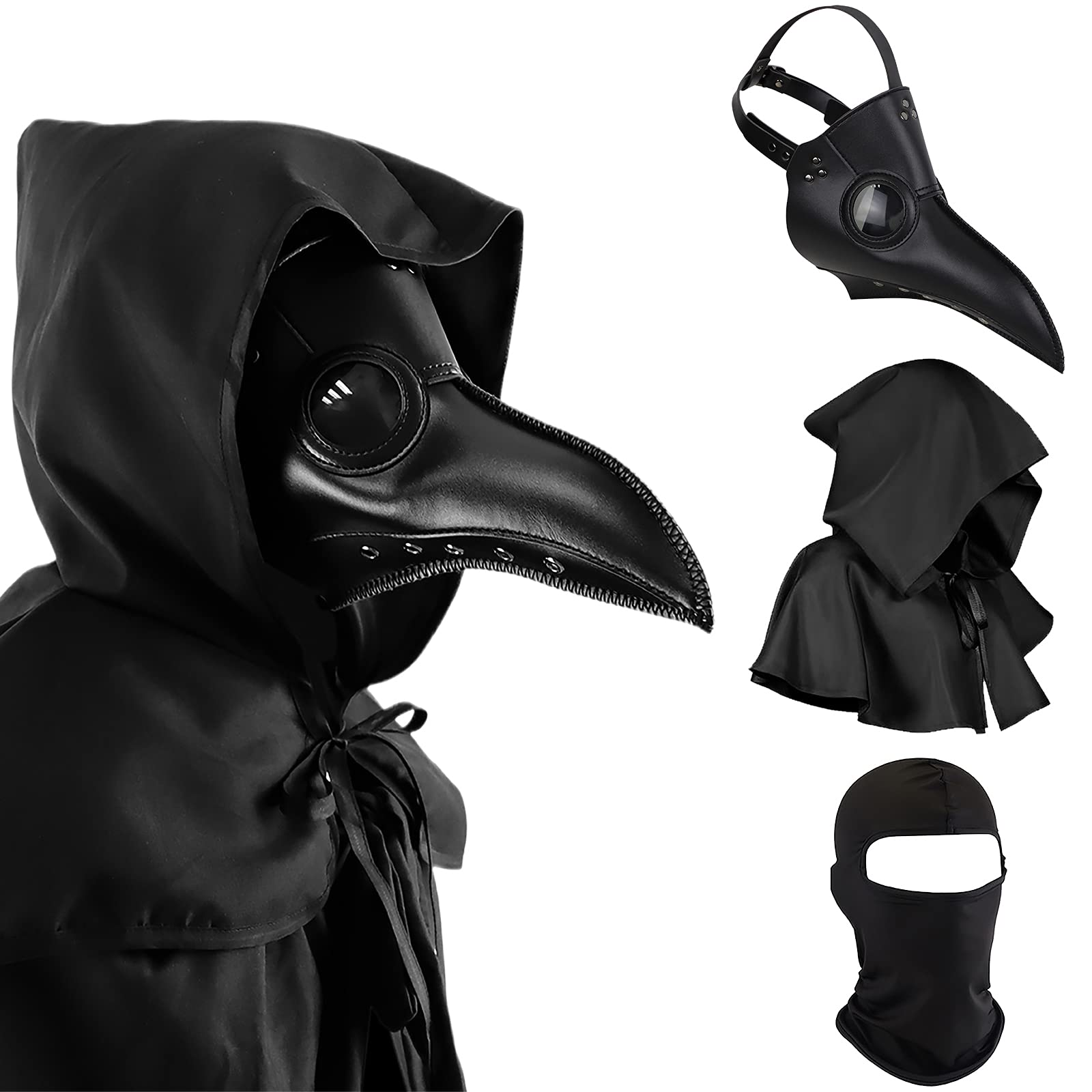Foto 2 pulgar | Set De Disfraces De Plague Doctor Mask Nc Para Halloween - Venta Internacional.