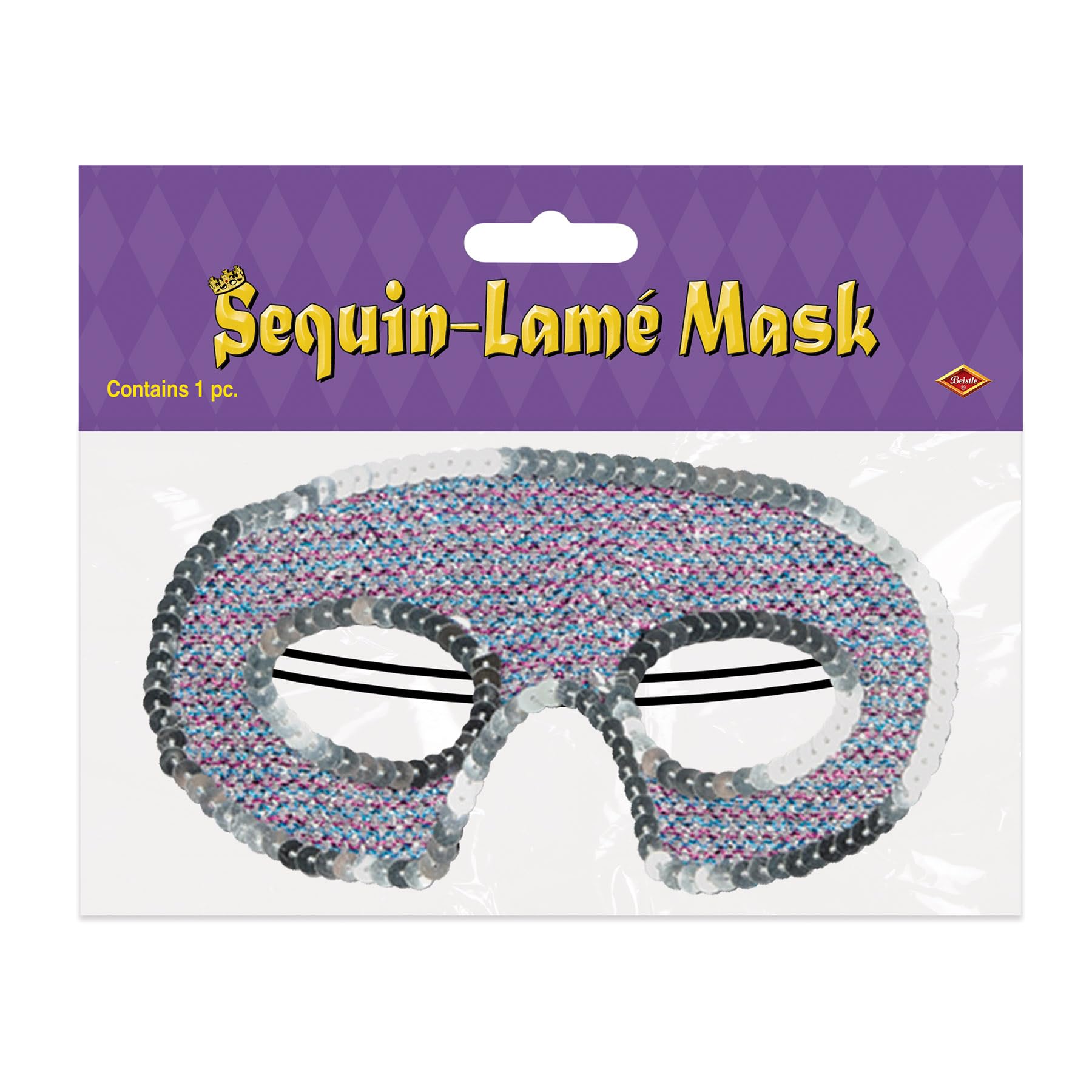 Foto 7 pulgar | Half Masks Beistle Con Lentejuelas Para Ocasiones Festivas - Venta Internacional.