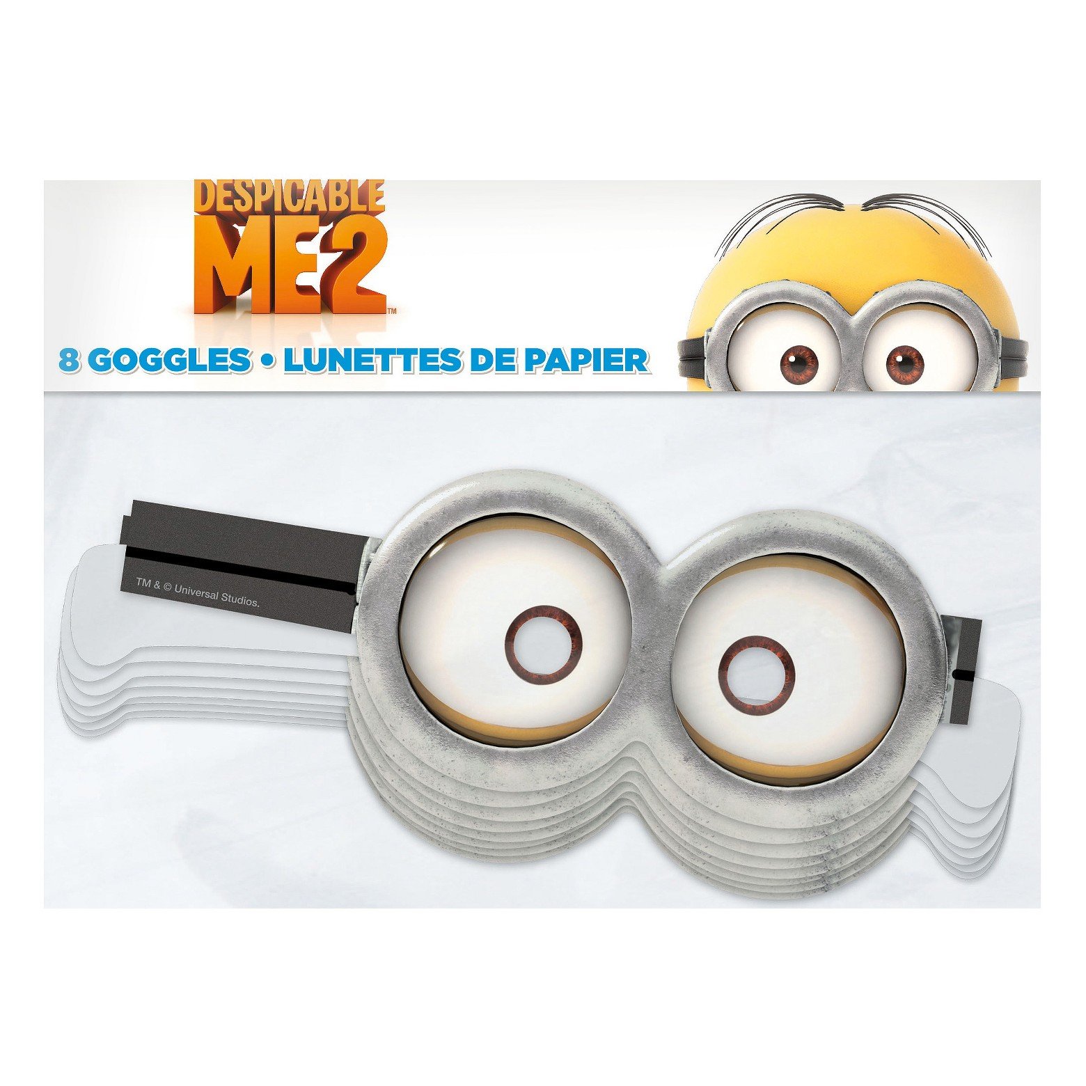 Foto 2 pulgar | Máscaras De Fiesta Despicable Me, 8 Unidades, Talla Única - Venta Internacional.