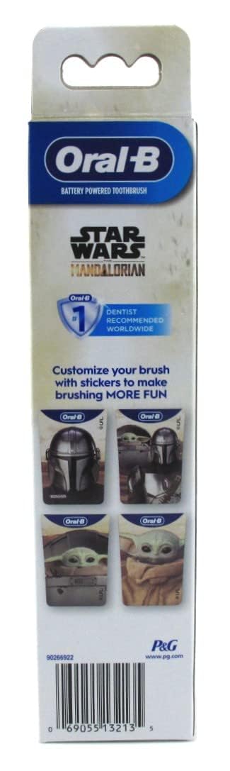 Foto 3 pulgar | Cepillo De Dientes Oral-b Con Batería Infantil Star Wars The Mandalorian 3+ - Venta Internacional.