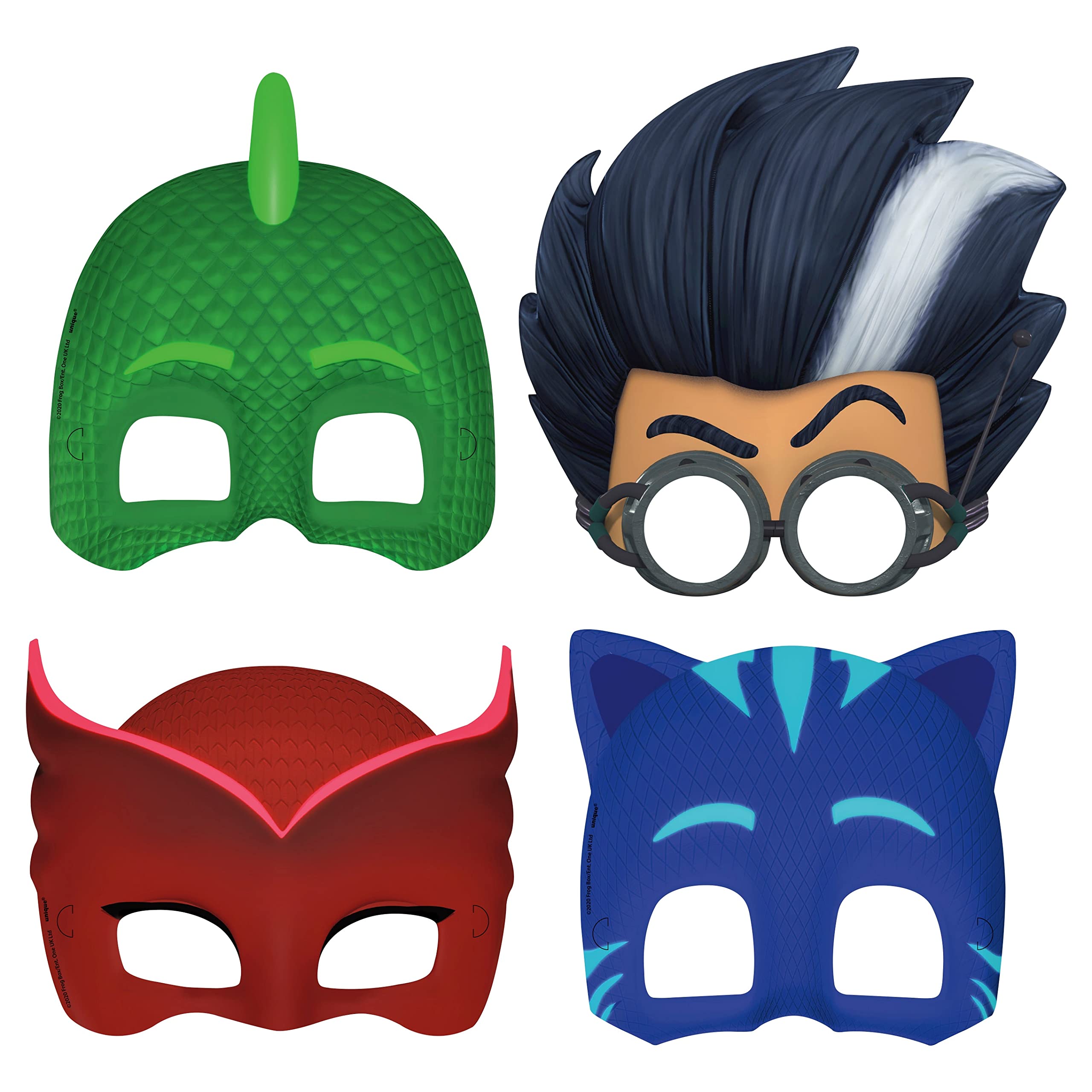 Foto 1 | Máscaras De Fiesta Únicas Para Pijamas De Varios Colores (8 Unidades) - Venta Internacional.