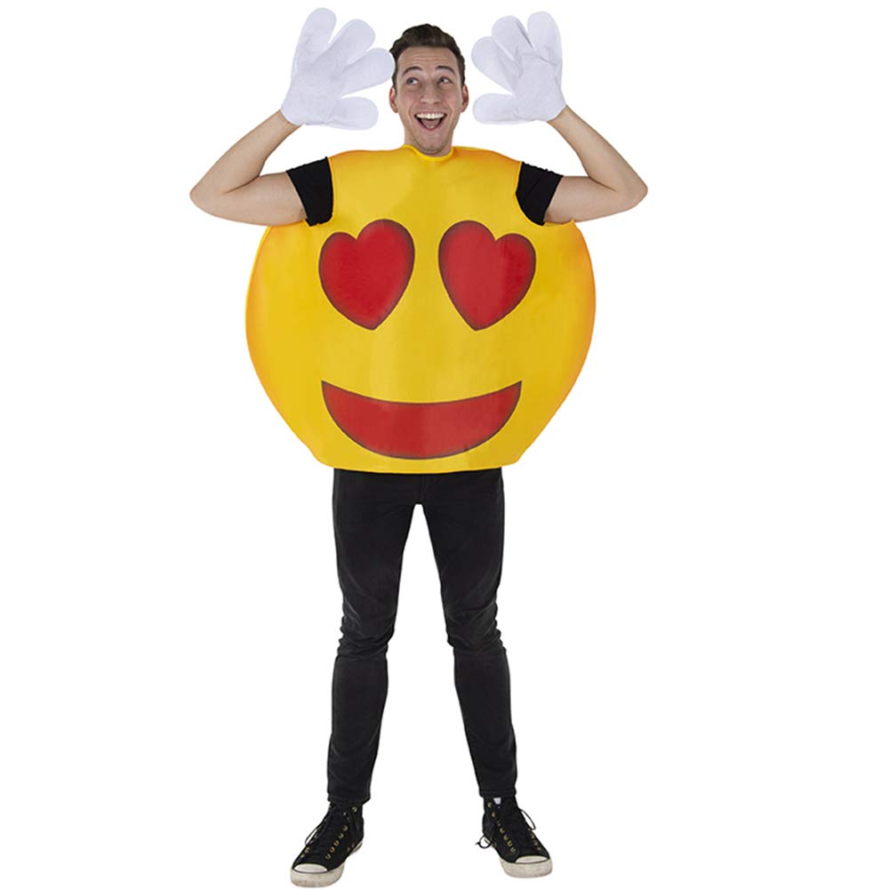 Foto 1 | Emoticono De Corazón Sonriente De Costume Dress Up America Para Adultos - Venta Internacional.