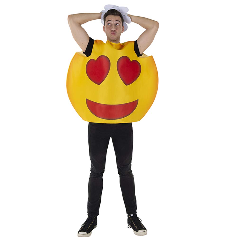 Foto 3 | Emoticono De Corazón Sonriente De Costume Dress Up America Para Adultos - Venta Internacional.
