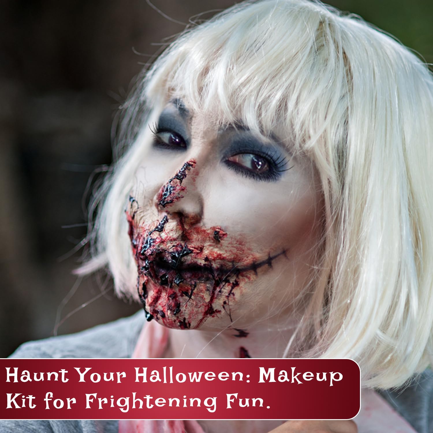 Foto 7 | Kit De Maquillaje Dress-up-america Halloween Sfx Realistic Bloody - Venta Internacional.