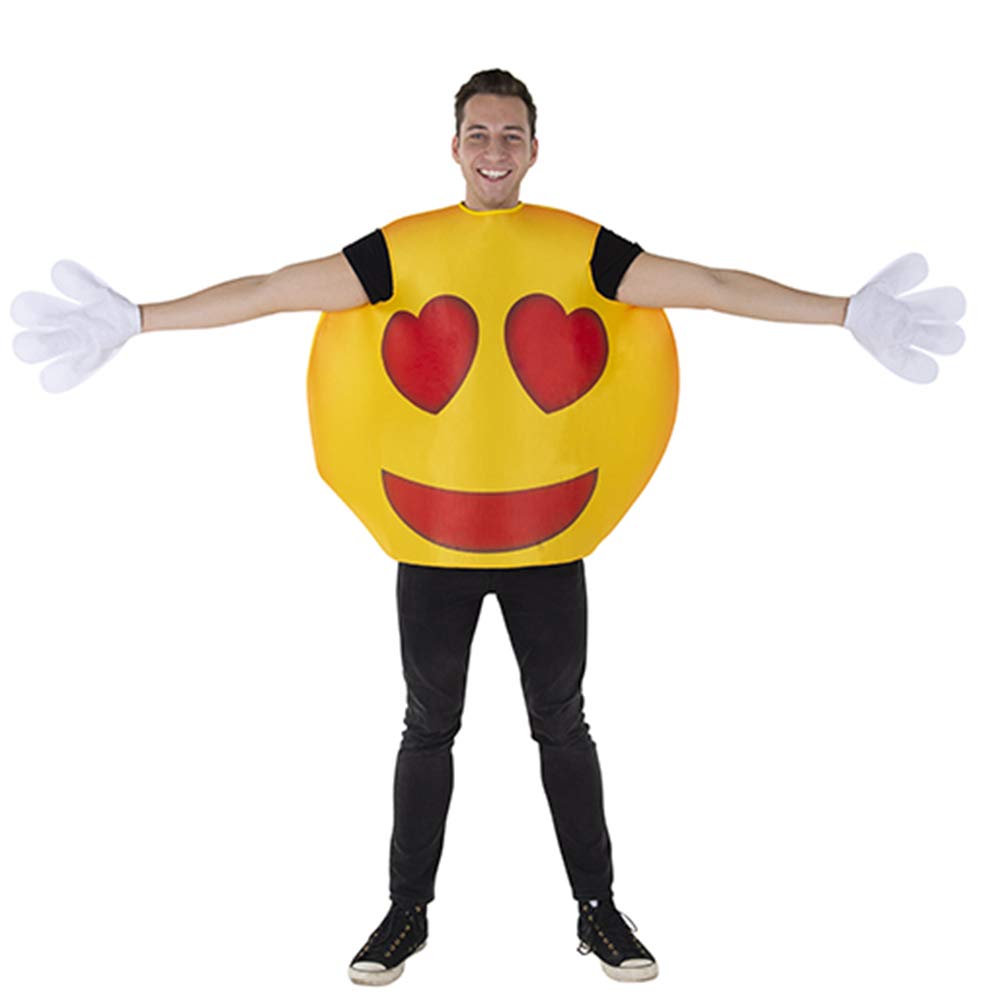 Foto 3 pulgar | Emoticono De Corazón Sonriente De Costume Dress Up America Para Adultos - Venta Internacional.