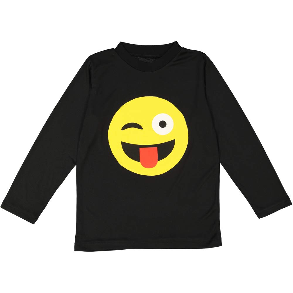 Foto 3 pulgar | Camiseta Dress Up America Face Con Emoticono De Lengua Para Adulto, Color Negro - Venta Internacional.