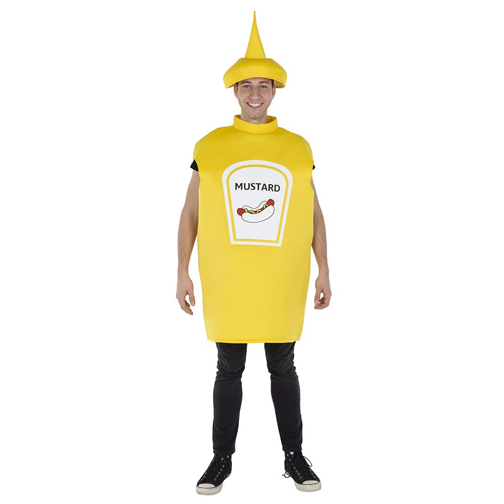 Foto 1 | Botella Color Mostaza Amarilla Para Niños Y Adultos De Costume Dress Up America - Venta Internacional.