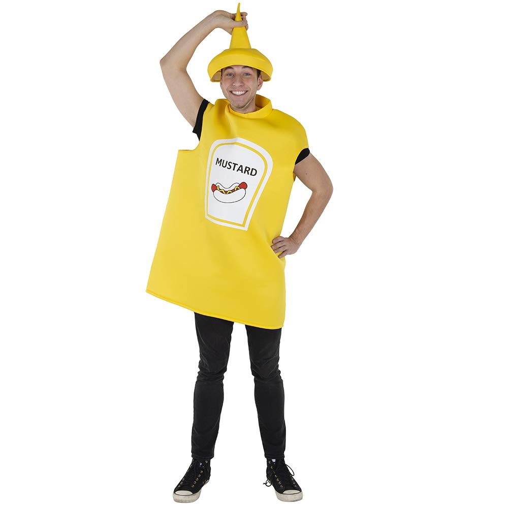 Foto 2 | Botella Color Mostaza Amarilla Para Niños Y Adultos De Costume Dress Up America - Venta Internacional.