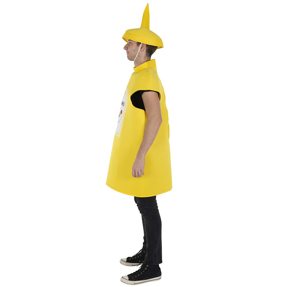 Foto 4 pulgar | Botella Color Mostaza Amarilla Para Niños Y Adultos De Costume Dress Up America - Venta Internacional.