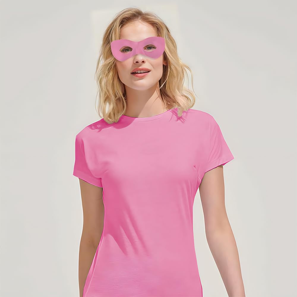 Foto 3 | Máscara De Ojos Amscan Super Hero Domino De Tela Rosa - Venta Internacional.
