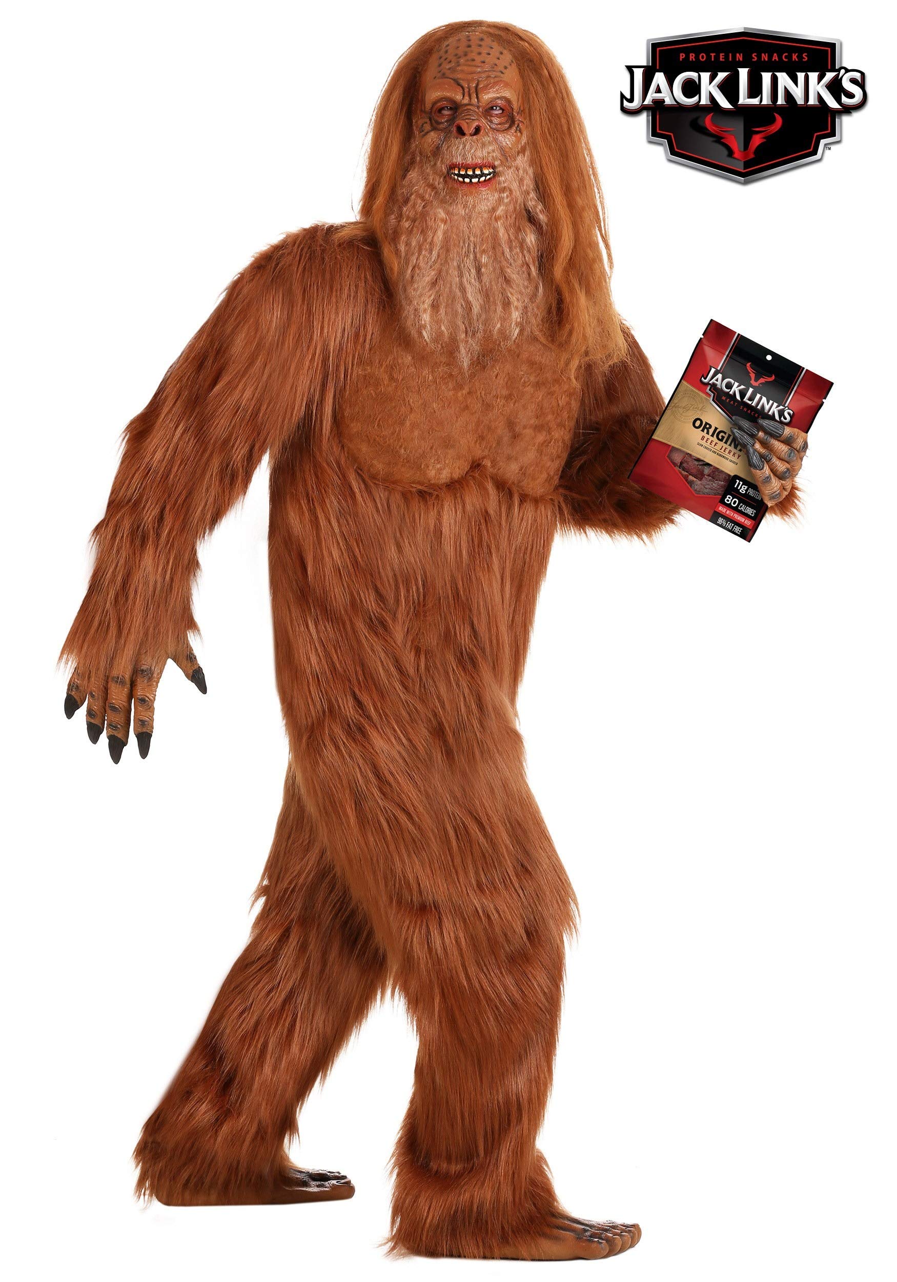 Foto 3 pulgar | Disfraz Divertido De Jack Links Sasquatch, Talla Grande 2x, Marrón - Venta Internacional.