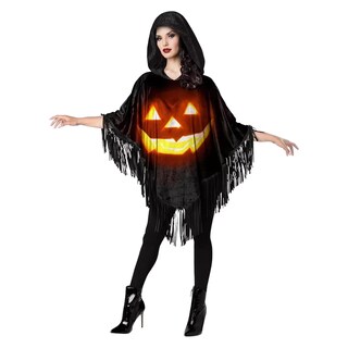Foto 2 | Poncho Jack-o-lantern De Costume Fun World Para Mujer Halloween - Venta Internacional.