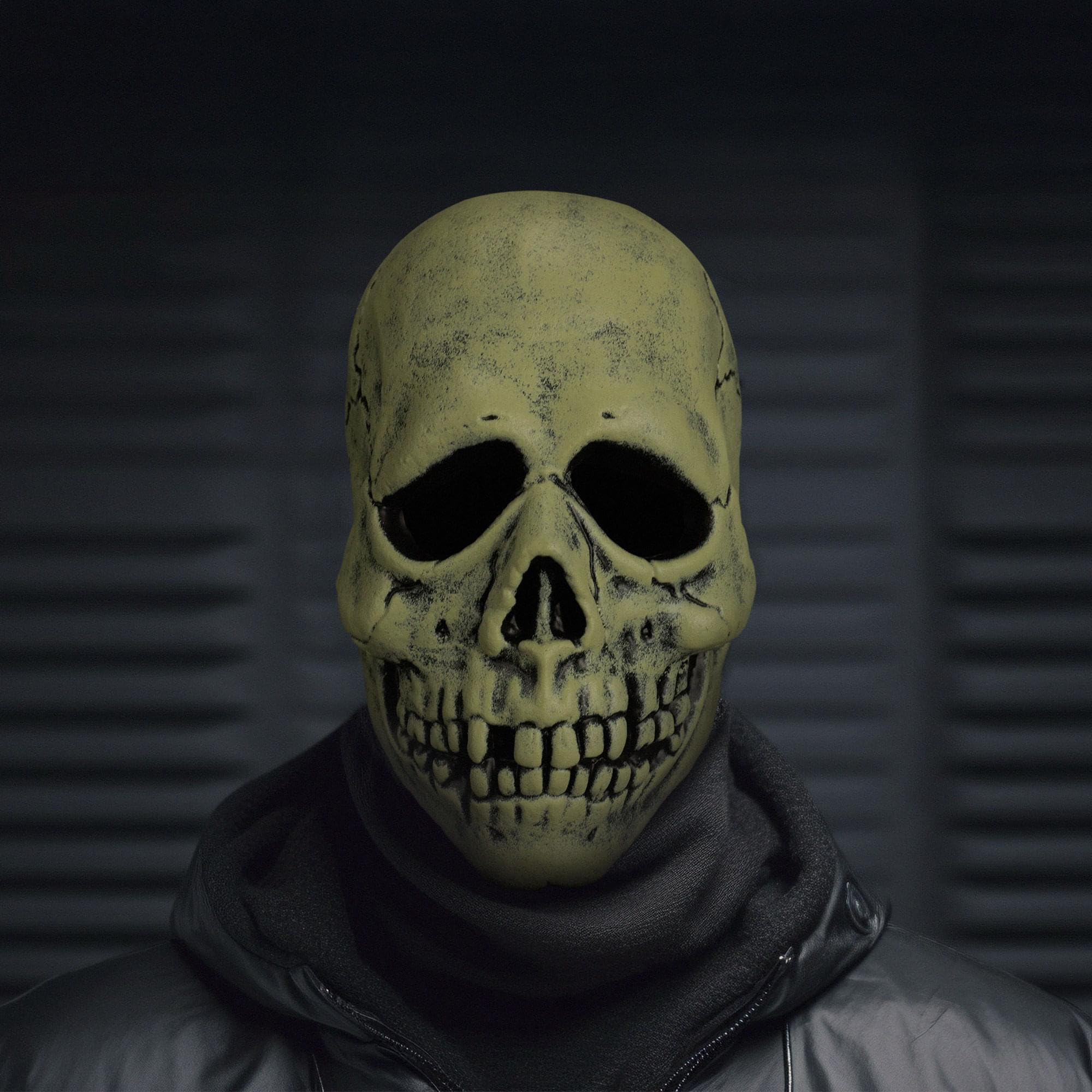 Foto 4 | Máscara De Disfraz Trick Or Treat Studios Glowin Ghoulies Skull - Venta Internacional.