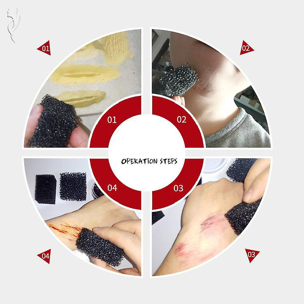 Foto 4 pulgar | Pintura Facial Stipple Sponge Para Halloween  Snazaroo Lot - Venta Internacional.