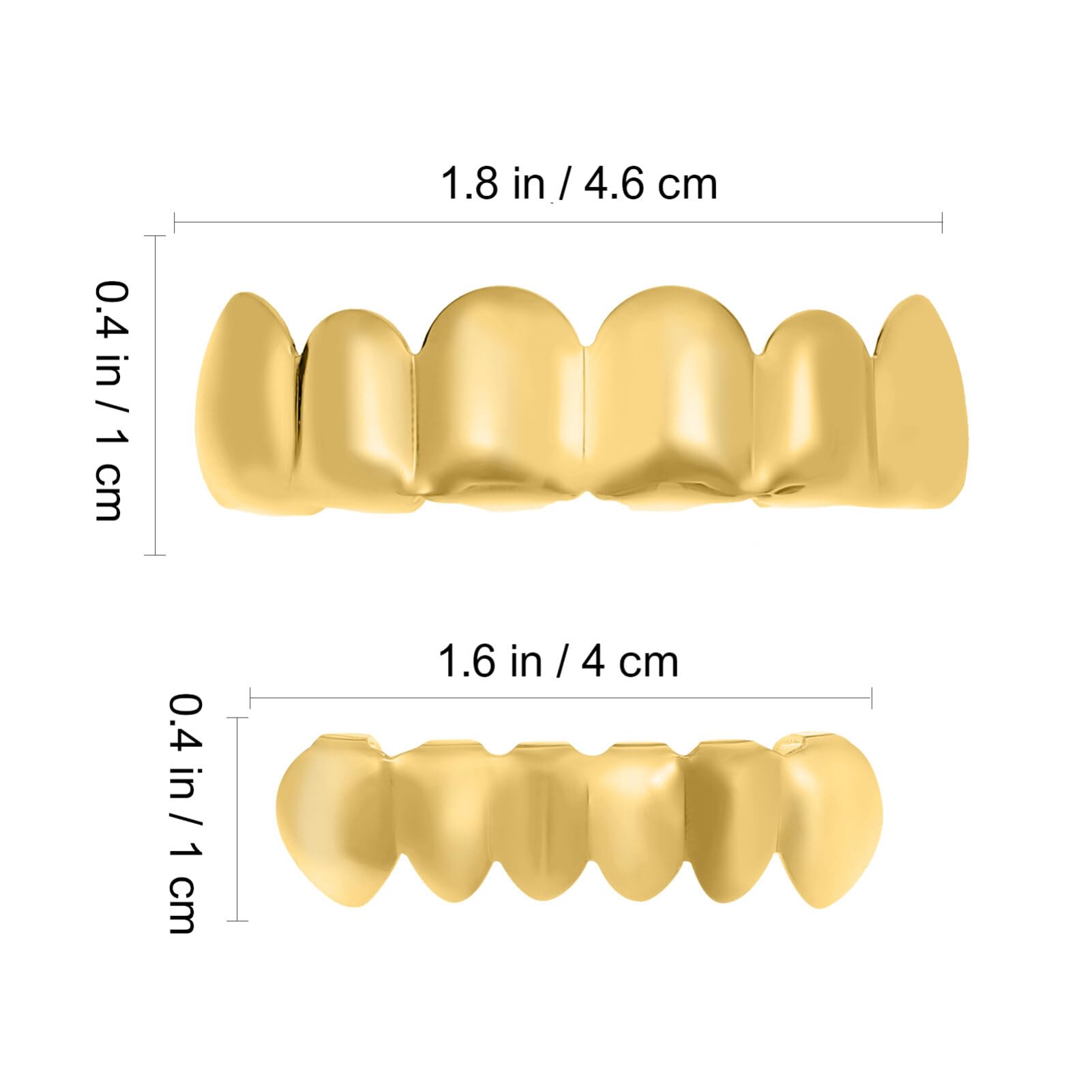 Foto 3 pulgar | Accesorios Metálicos Para Fiestas De Halloween Nuobesty De Teeth Grills - Venta Internacional.