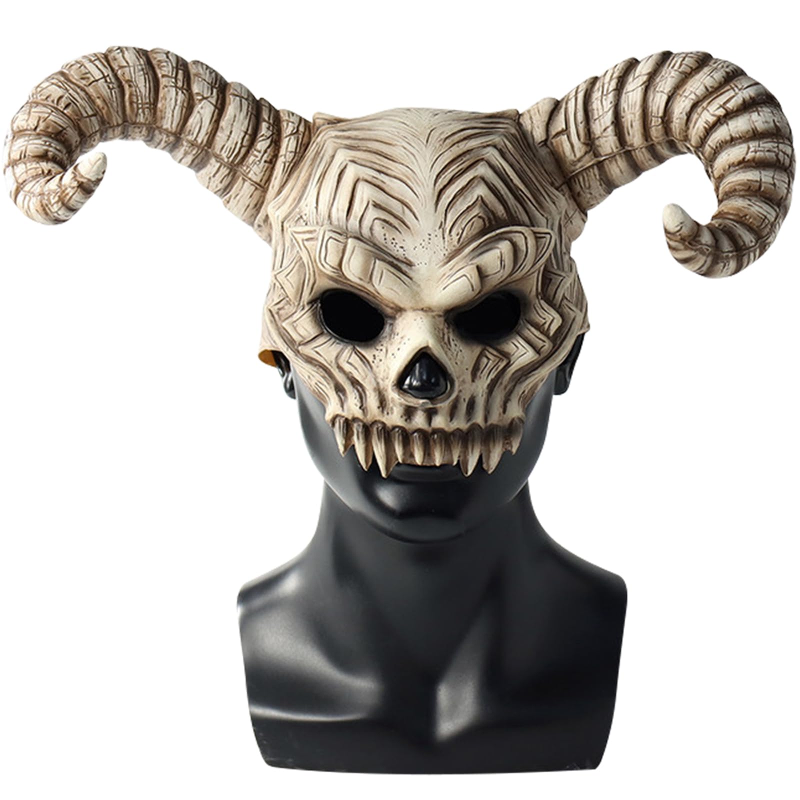 Foto 2 pulgar | Máscara De Halloween Infinity Gauntlet Con Calavera De Demonio Y Cuernos De Carnero - Venta Internacional.