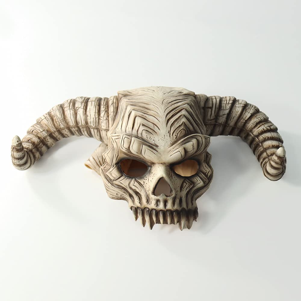 Foto 7 pulgar | Máscara De Halloween Infinity Gauntlet Con Calavera De Demonio Y Cuernos De Carnero - Venta Internacional.