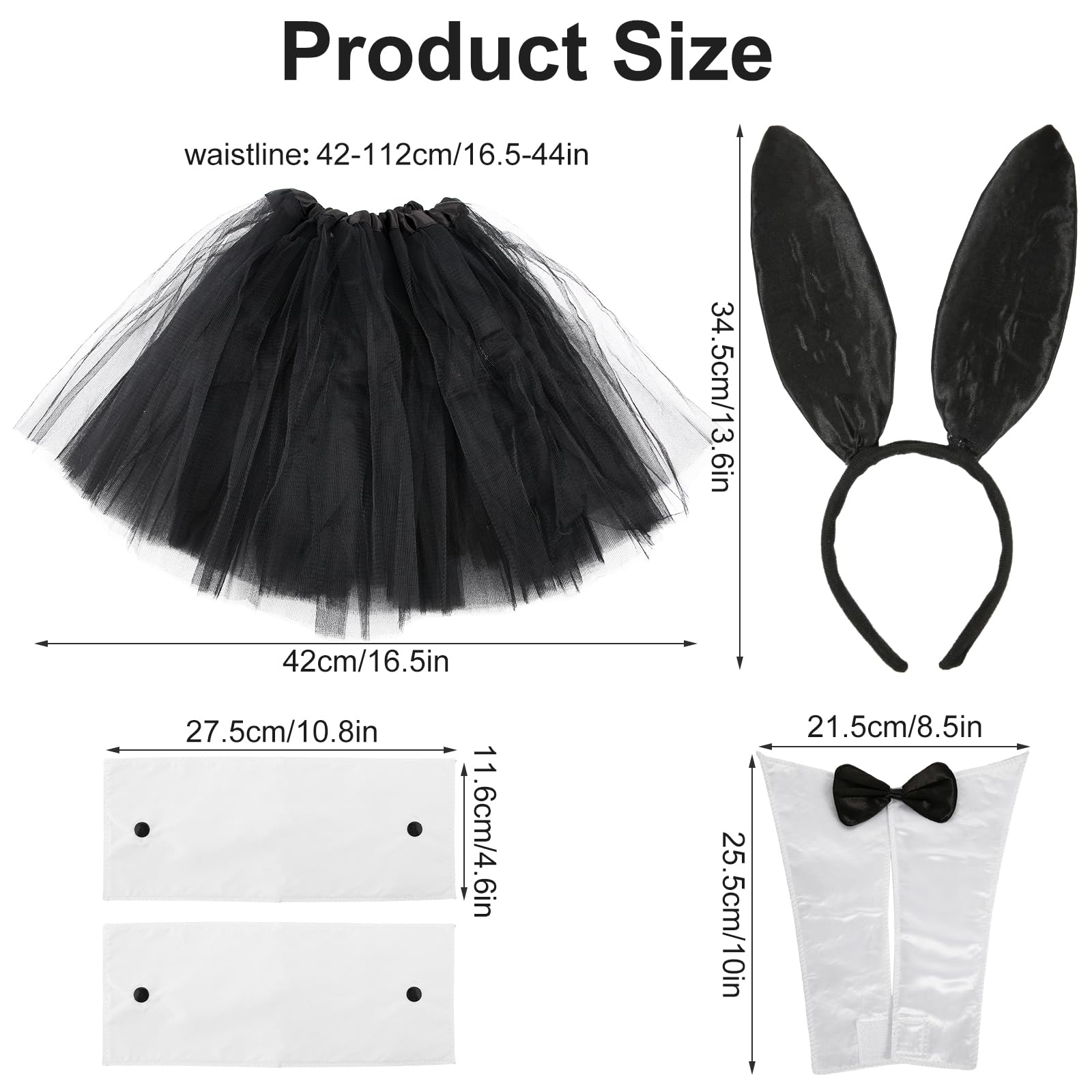 Foto 2 | Costume Accessories Luter Bunny Rabbit Para Mujer  Juego De 5 Piezas - Venta Internacional.