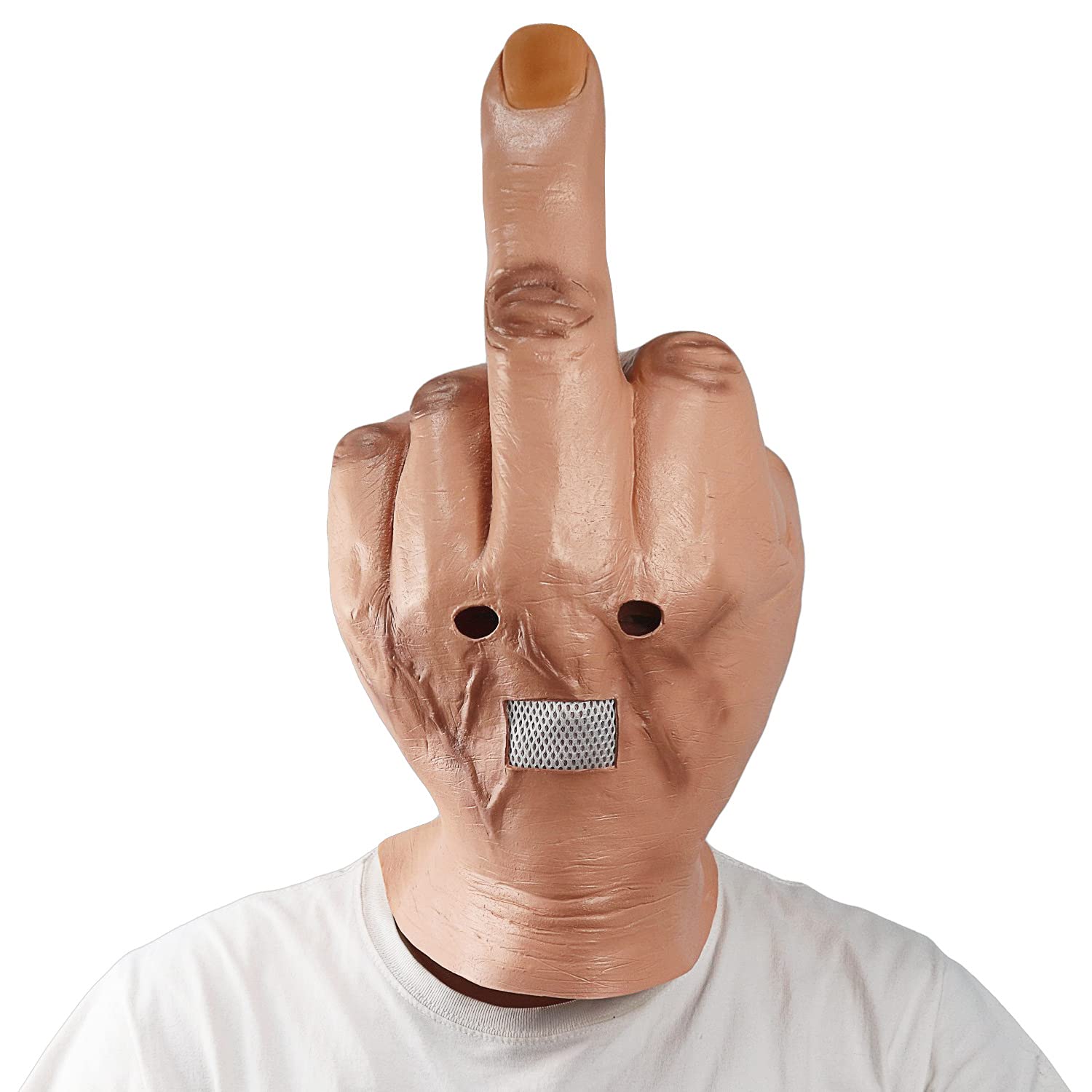 Foto 2 pulgar | Máscara Para Disfraz De Halloween  Guantelete Infinito  Dedo Medio - Venta Internacional.