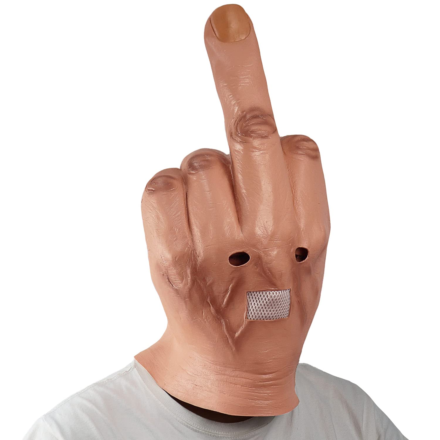 Foto 3 pulgar | Máscara Para Disfraz De Halloween  Guantelete Infinito  Dedo Medio - Venta Internacional.