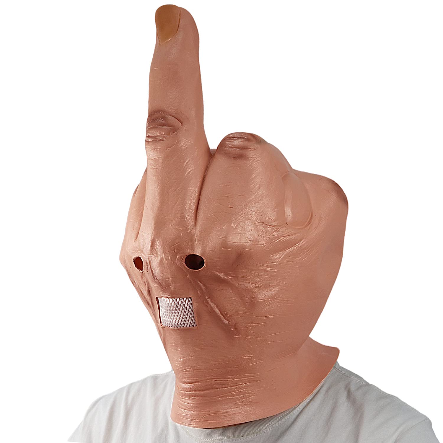 Foto 3 | Máscara Para Disfraz De Halloween  Guantelete Infinito  Dedo Medio - Venta Internacional.