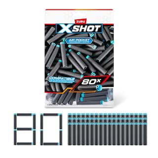 Foto 2 | Xshot Repuestos De Balas De Juguete Refill Air Pocket Technology 80 Dardos