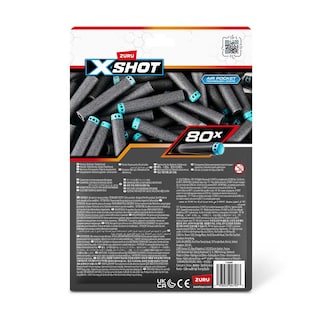 Foto 3 | Xshot Repuestos De Balas De Juguete Refill Air Pocket Technology 80 Dardos