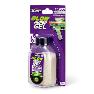 Foto 2 | Xshot Pistola De Juguete Refill Glow Hyper Gel 15000 Municiones De Gel