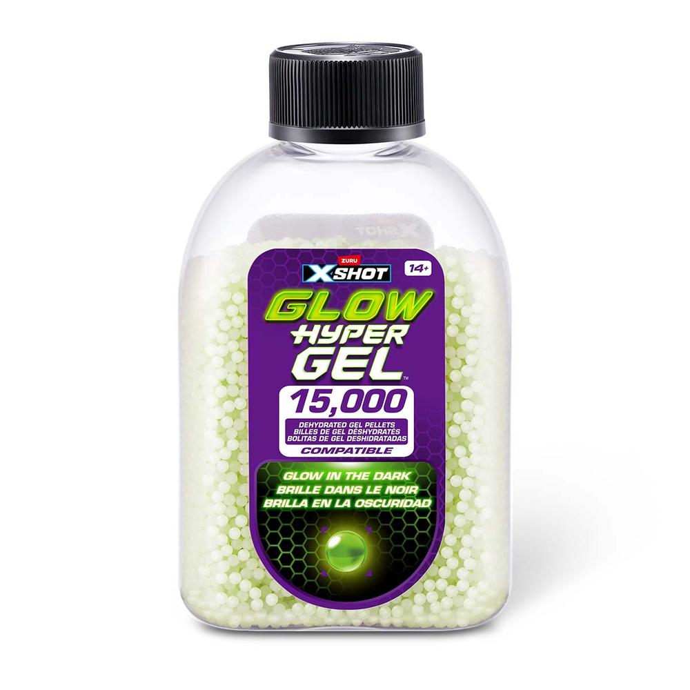 Foto 4 pulgar | Xshot Pistola De Juguete Refill Glow Hyper Gel 15000 Municiones De Gel