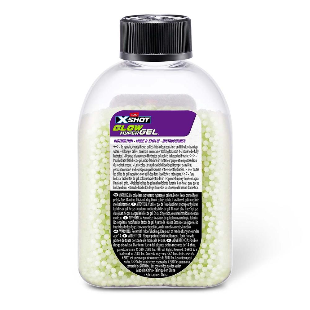 Foto 5 pulgar | Xshot Pistola De Juguete Refill Glow Hyper Gel 15000 Municiones De Gel
