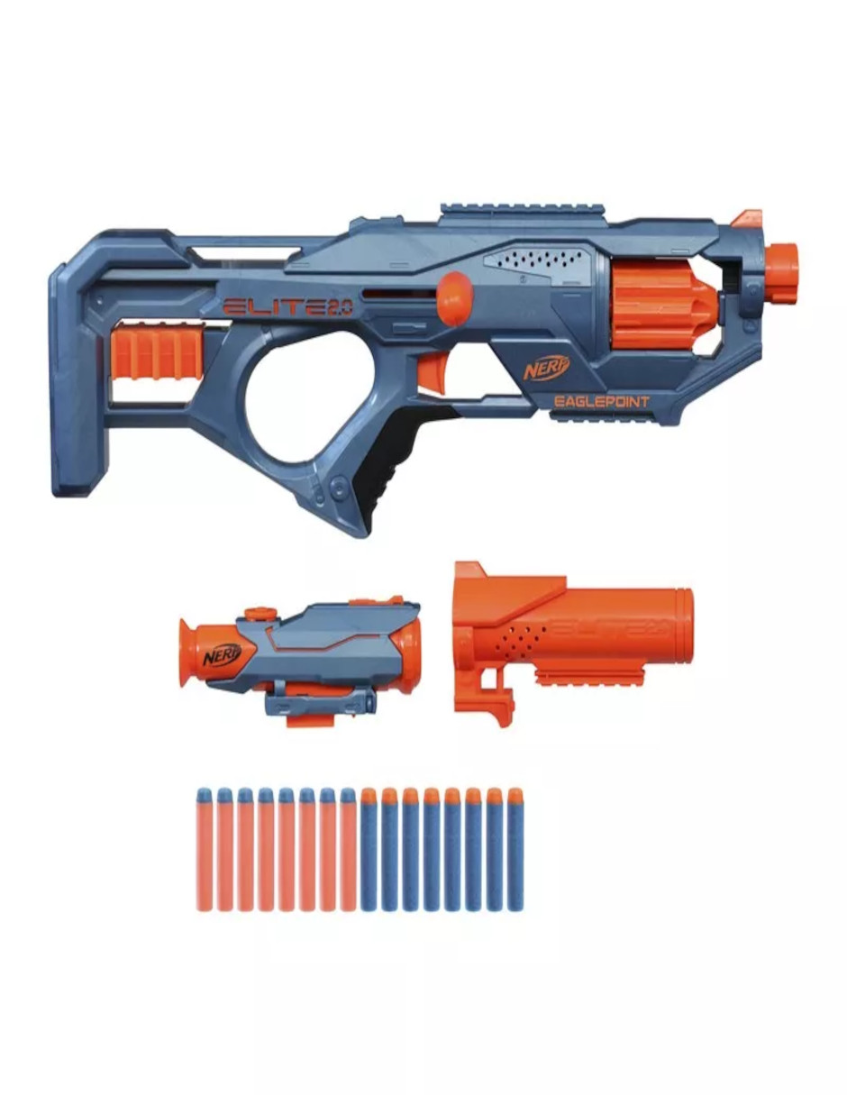 Foto 3 | Lanzador Nerf Elite 2.0 + Termo De Agua Güish