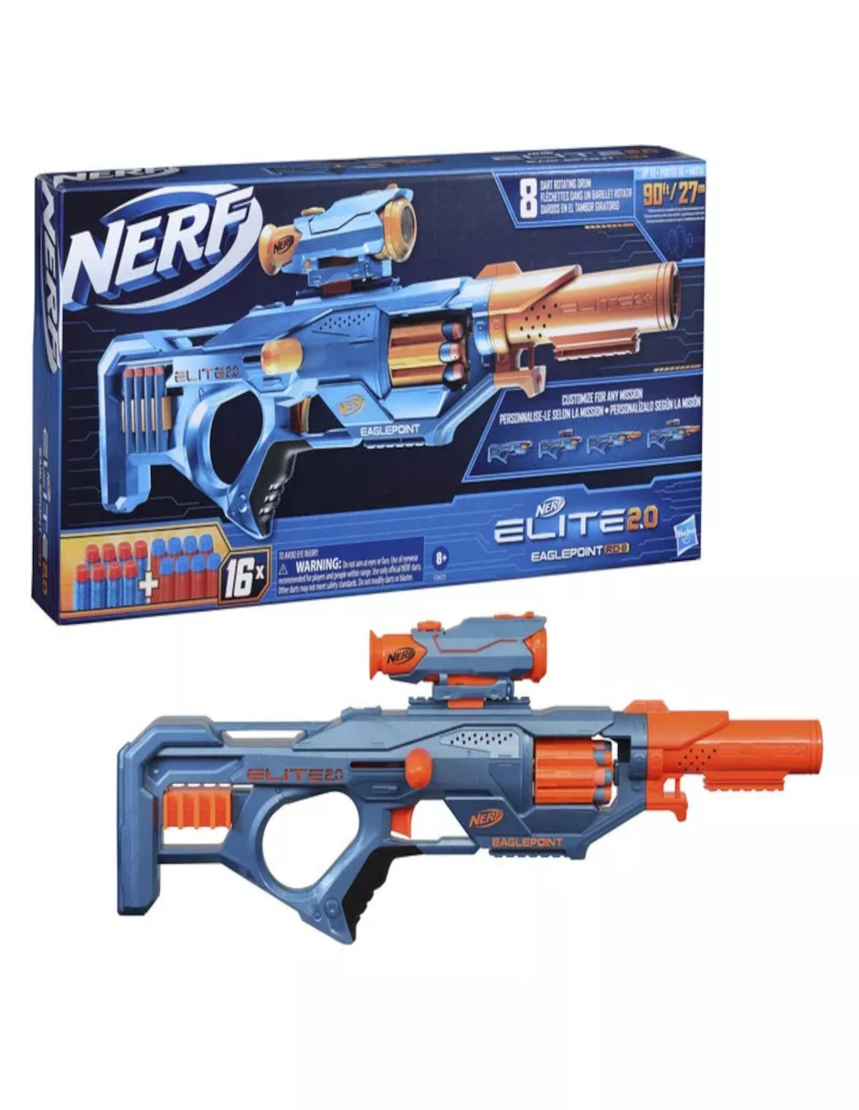 Foto 5 pulgar | Lanzador Nerf Elite 2.0 + Termo De Agua Güish