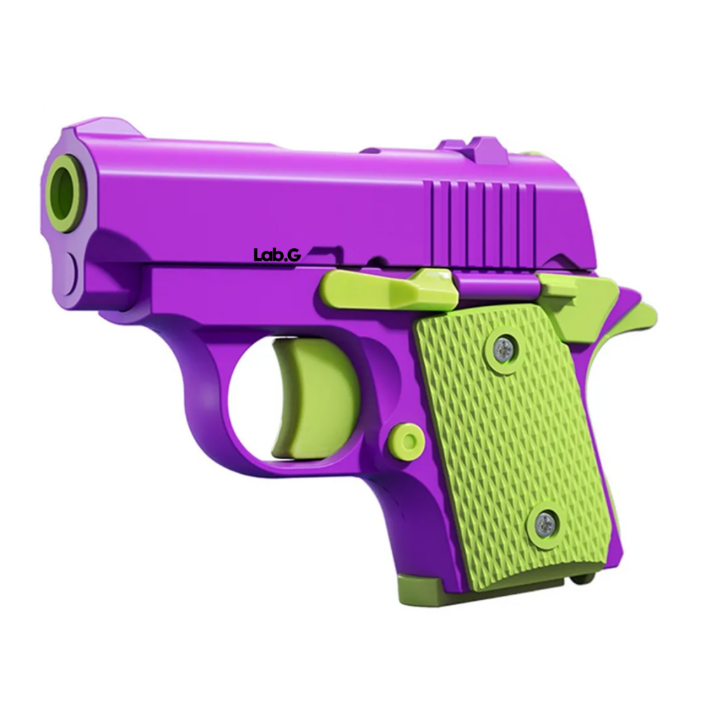 Foto 1 | Juguetes Antiestrés Pistola Lab.g  Violeta Verde Claro