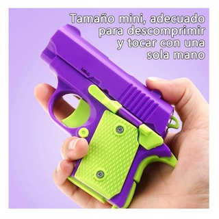 Foto 5 | Juguetes Antiestrés Pistola Lab.g Violeta Verde Claro