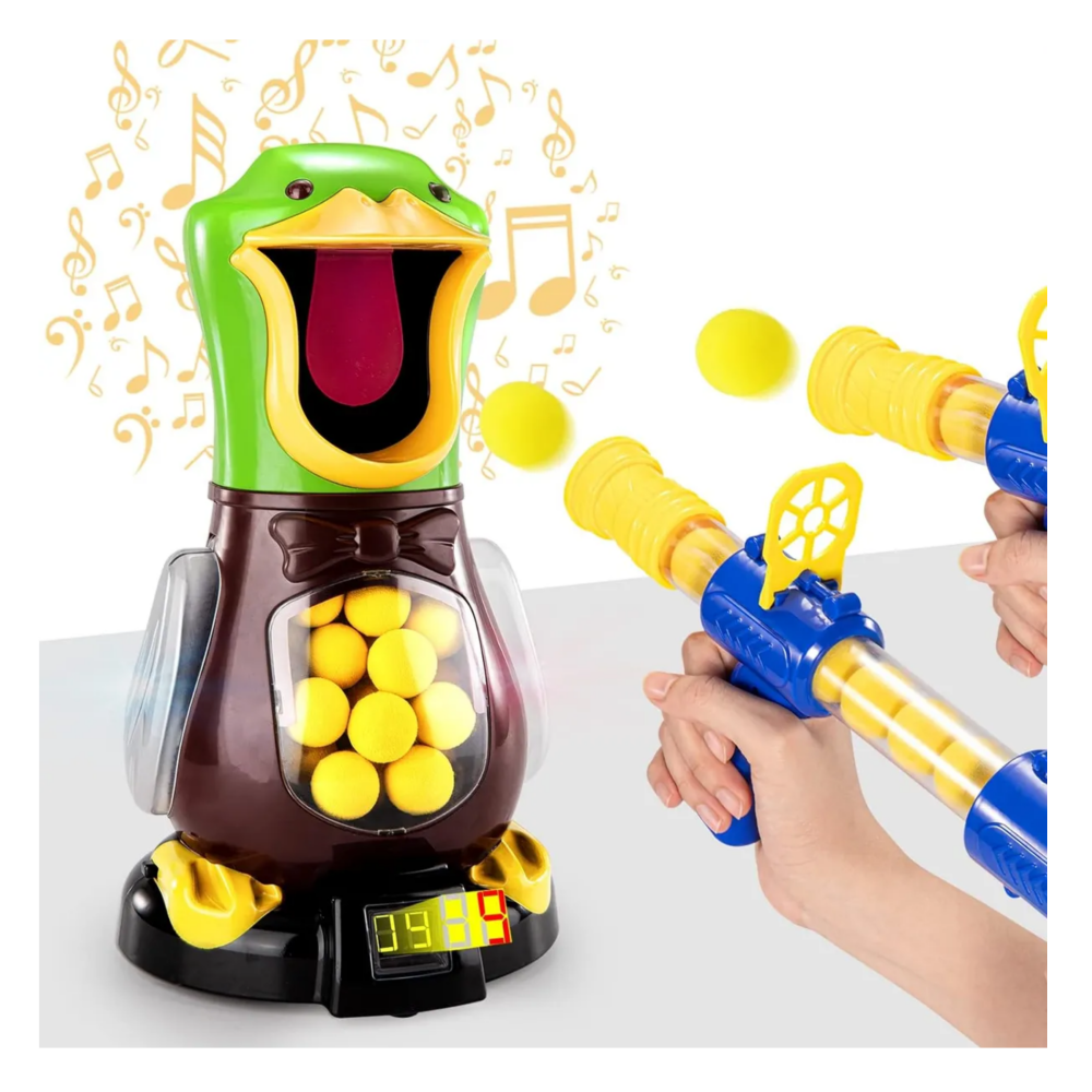 Foto 6 pulgar | Lanzadores De Espuma Juguete  Pato Pistola Pelotas 42pz Belug   Multicolor