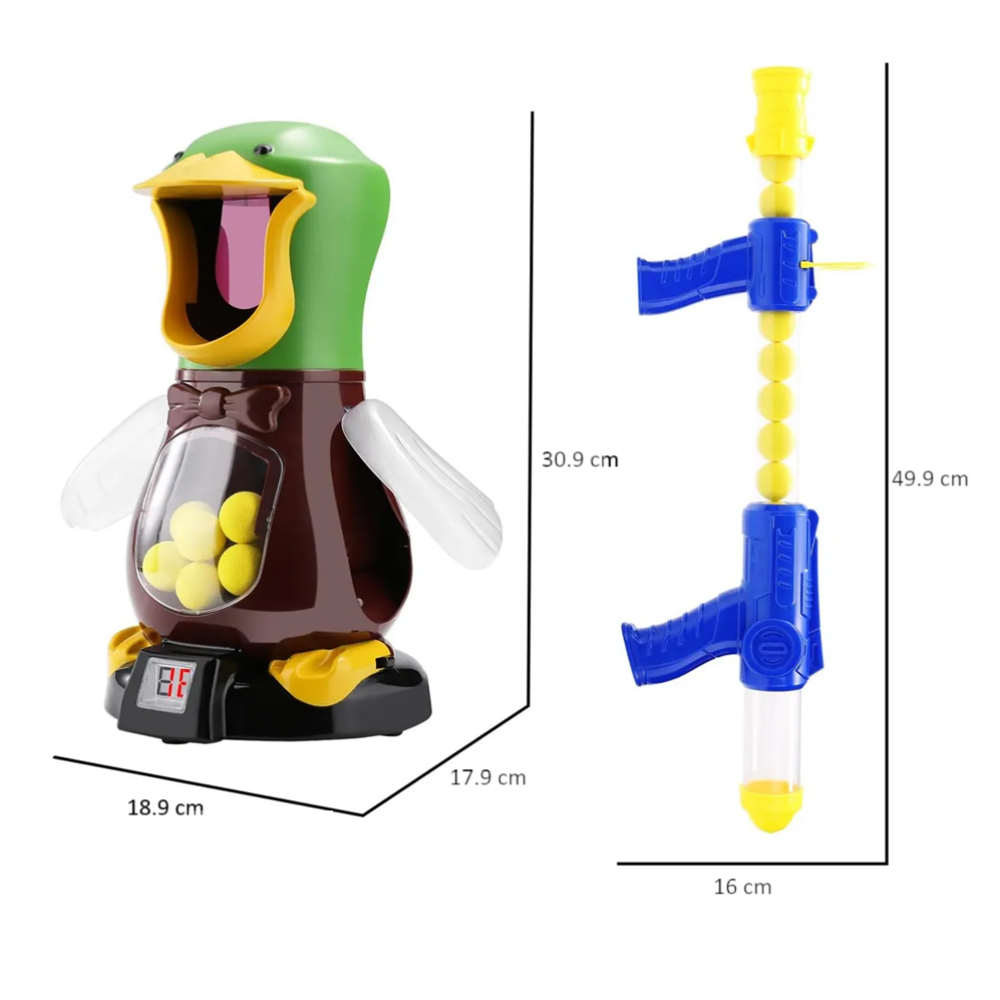 Foto 4 pulgar | Lanzadores De Espuma Juguete  Pato Pistola Pelotas 42pz Lab.g   Multicolor